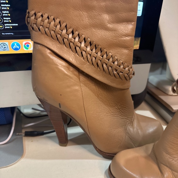 size 61/2 tan soft leather from brazil boots - Picture 5 of 16